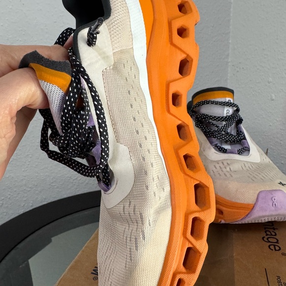 On Running Cloudmonster Sneakers in Fawn/Tumeric - Picture 4 of 13